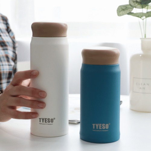 Bình giữ nhiệt TYESO Mori phong cách Hàn Quốc, inox 304 cao cấp, khắc tên theo yêu cầu
