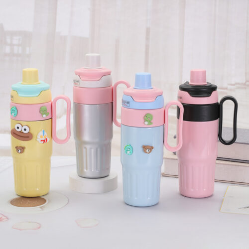 Ly giữ nhiệt khắc tên MITA GoodLuck 780ml có lõi lọc trà, cốc giữ nhiệt nóng lạnh inox 316 cao cấp