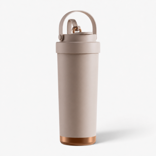 Ly giữ nhiệt 84E750C, dung tích 750ml, inox 304, lõi tráng sứ cao cấp - Nâu
