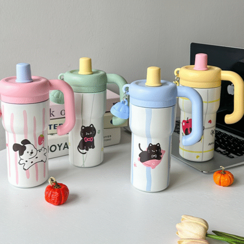 Ly giữ nhiệt Catty 600ml, cốc giữ nhiệt nóng lạnh inox 316 cao cấp có lõi lọc trà tiện lợi