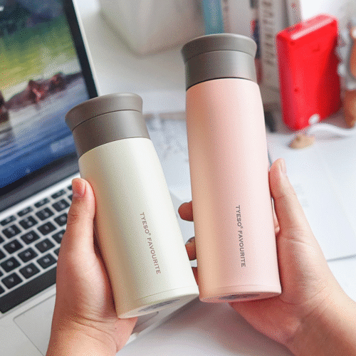 Bình giữ nhiệt khắc tên Tyeso Favourite 350ML-500ML, Inox 304, giữ nhiệt nóng lạnh 8-12H