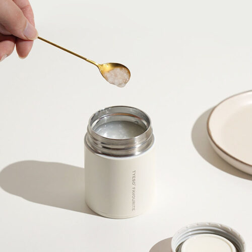 Hộp ủ cháo giữ nhiệt khắc tên MITAMALL, cốc giữ nhiệt đựng canh, soup, inox 304| TS-8763A