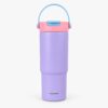 Ly giữ nhiệt tráng sứ cao cấp 84F700C, 700ml, inox 316, giữ nhiệt 8-12h, khắc tên theo yêu cầu