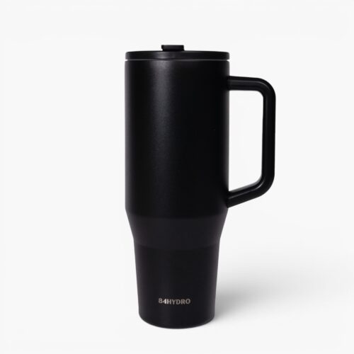 Ly giữ nhiệt 84T1200C, dung tích lớn 1200ml, inox 304, lõi tráng sứ - Black