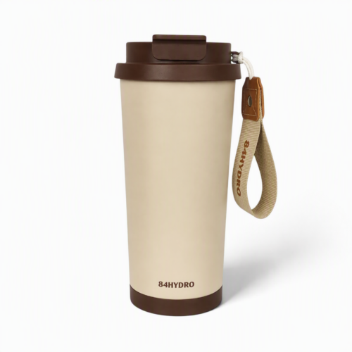 Ly giữ nhiệt cà phê 84C530C, dung tích 530ml, lõi tráng sứ - Mocha